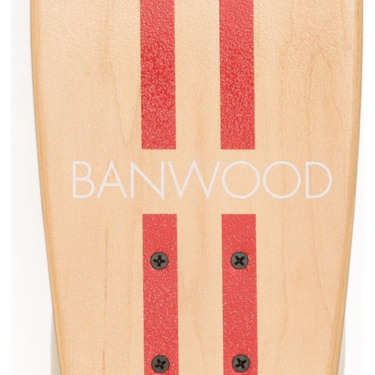  Banwood -  Skateboard - Red Stripe -  Outdoor