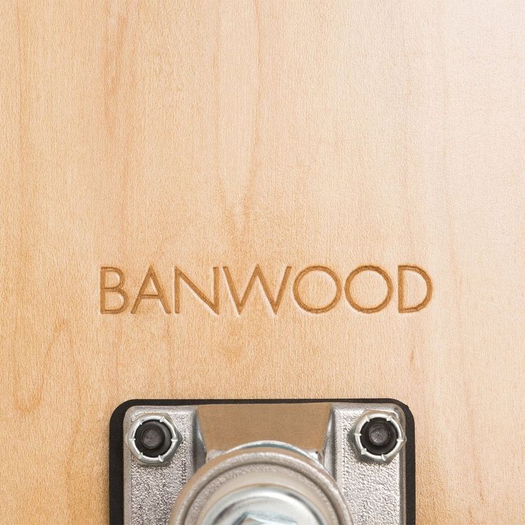  Banwood -  Skateboard - Red Stripe -  Outdoor