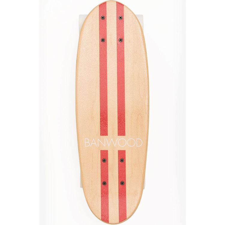  Banwood -  Skateboard - Red Stripe -  Outdoor