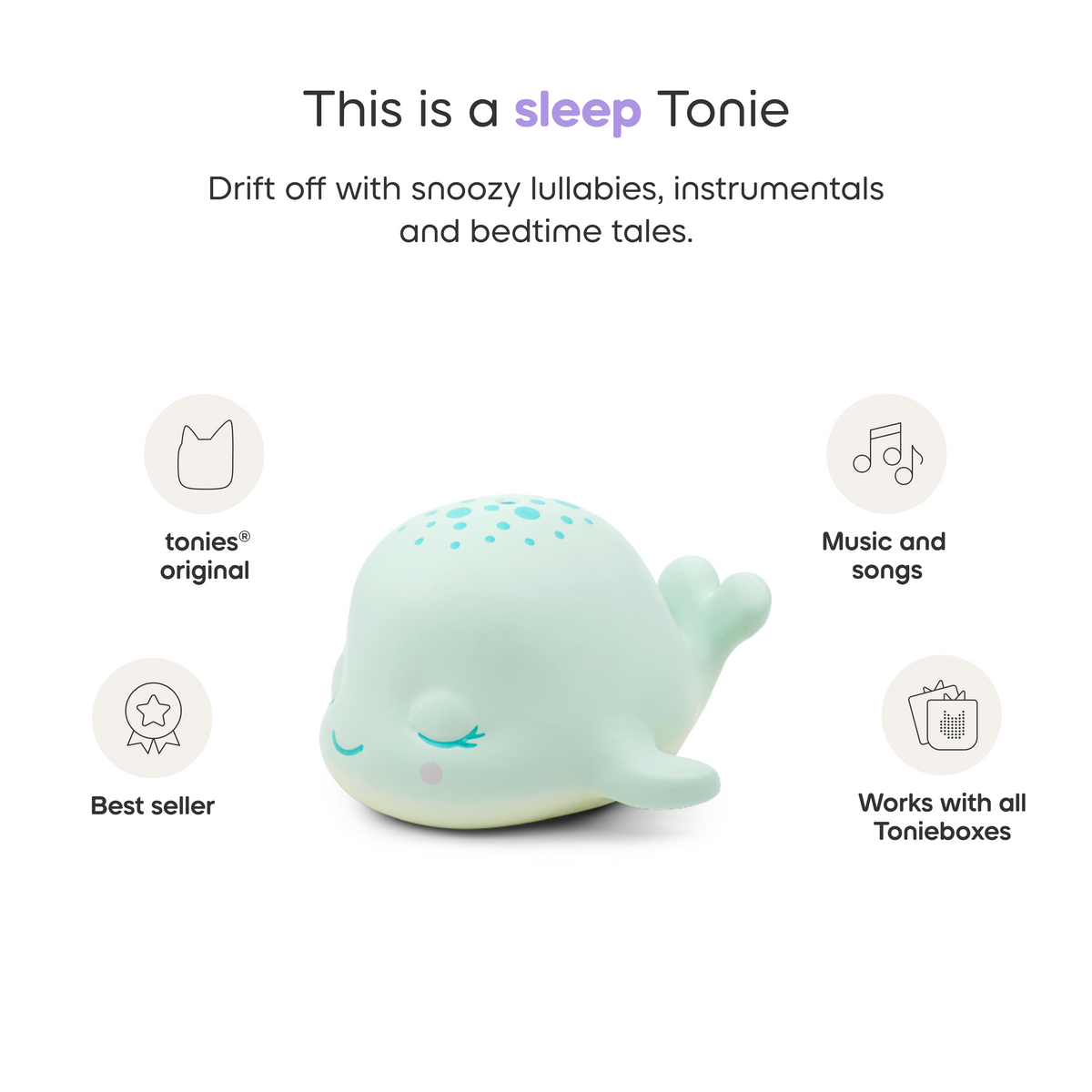 Tonies -  Sleepy Whale: Lullabies from the Ocean Tonie -  Electronics