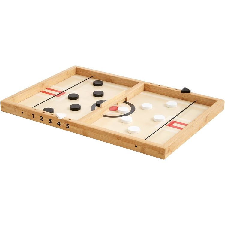  Wonder & Wise -  Sling-A-Ling Wooden Table Hockey Game -  Preschool