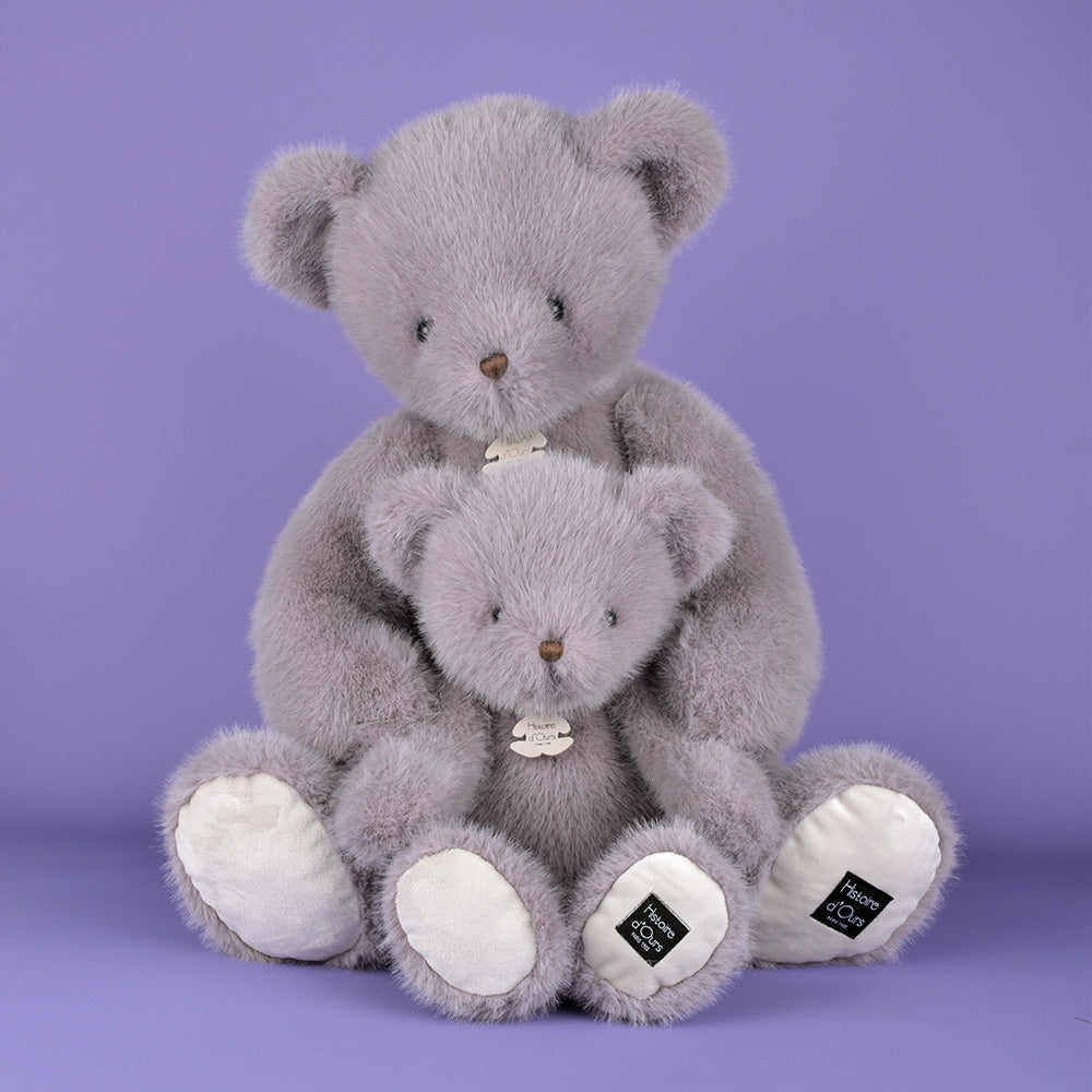  DouDou -  Small Teddy Bear - Grey Lavender -  Plush