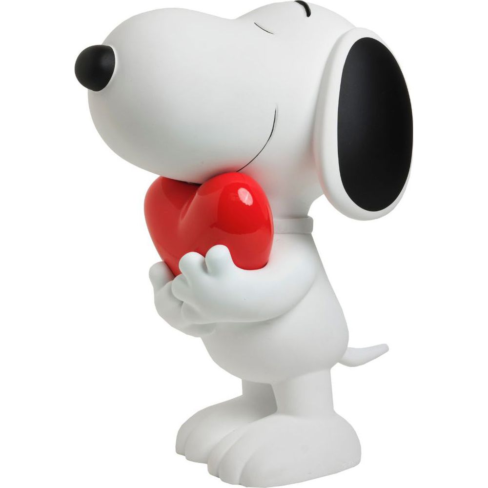 Leblon Delienne -  Snoopy 11" Figurine With Heart - White & Red -  Collectibles