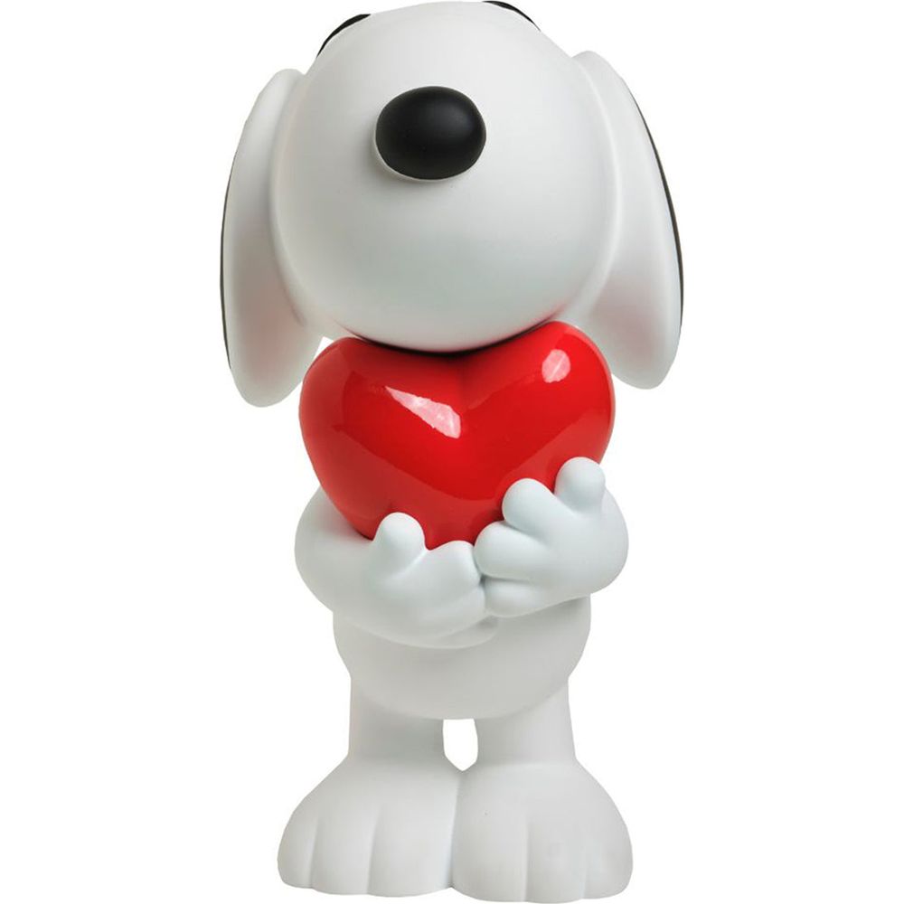 Leblon Delienne -  Snoopy 11" Figurine With Heart - White & Red -  Collectibles