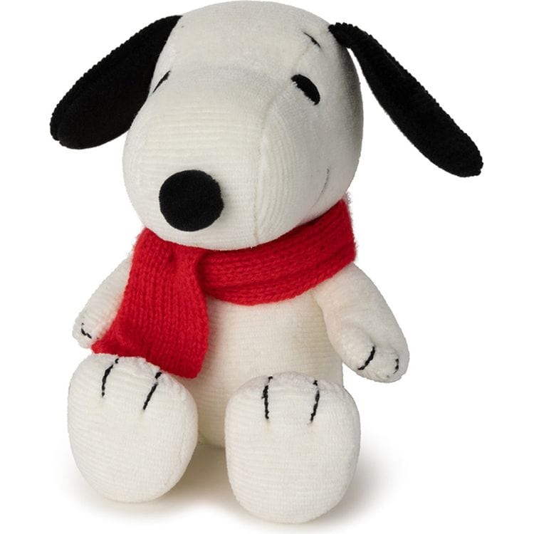  Bon Ton Toys -  Snoopy Plush with Red Scarf - 7" -  Plush