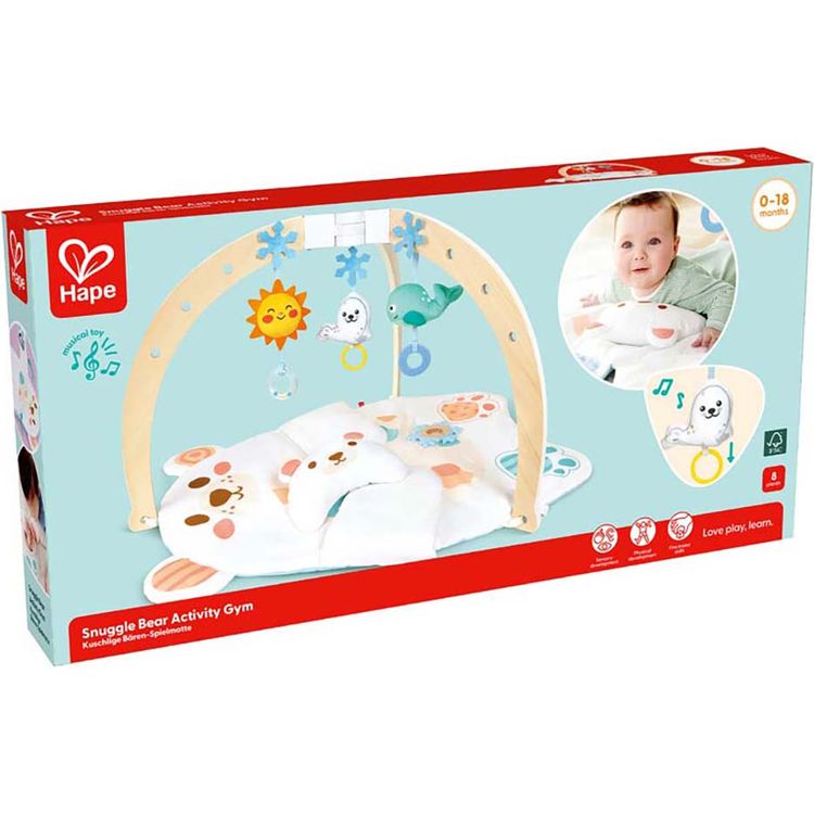  Hape -  Snuggle Bear Activity Gym -  Infants