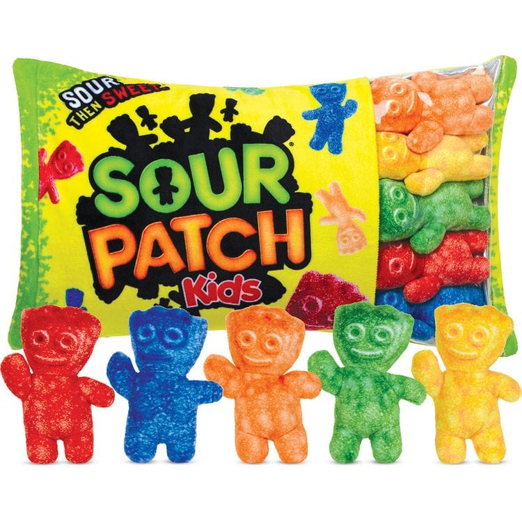  iscream -  Sour Patch Kids Pillow Plush Set -  FAO Schweetz