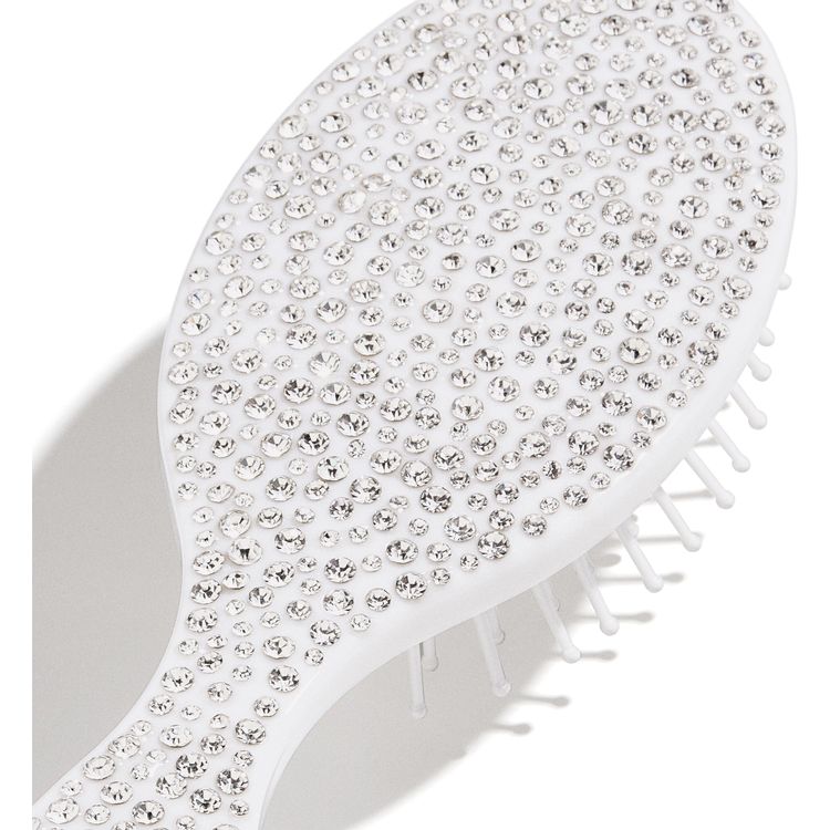  Minibar by BaubleBar -  Sparkle Hair Brush - Multi/White -  Trend Accessories