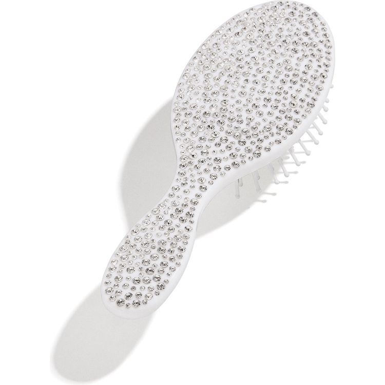  Minibar by BaubleBar -  Sparkle Hair Brush - Multi/White -  Trend Accessories