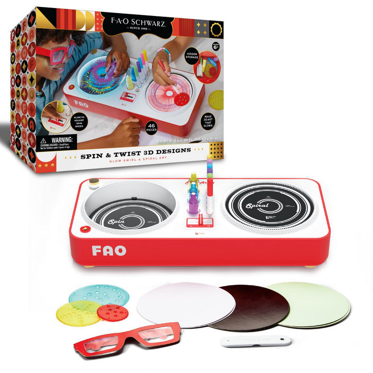  FAO Schwarz -  Spin and Twist 3D Art Set -  Creativity