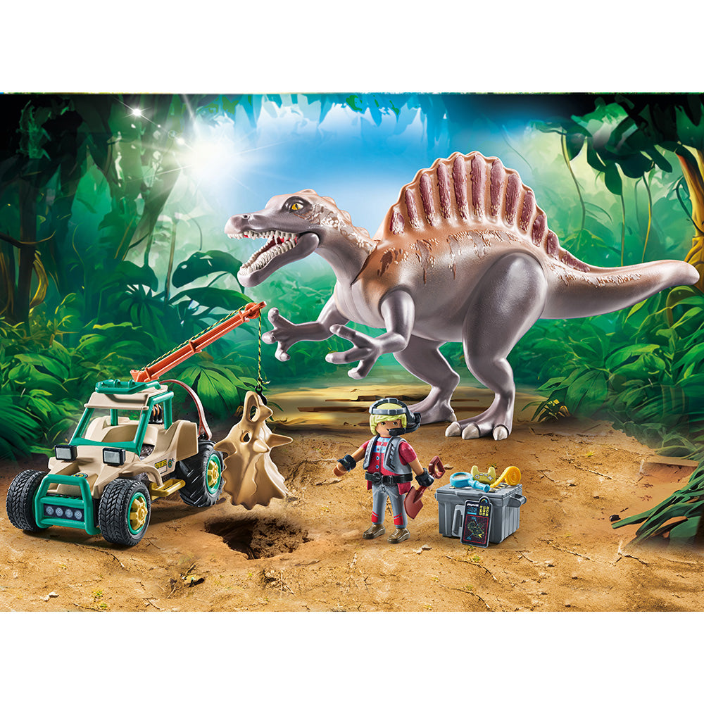  Playmobil -  Spinosaurus Attack Playset -  Preschool