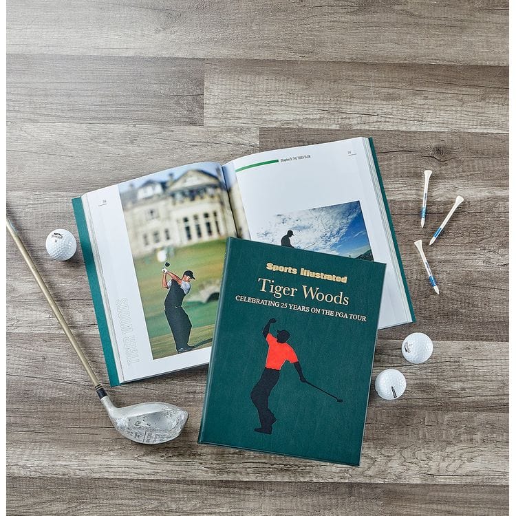  Graphic Image -  Sports Illustrated Tiger Woods 25 Year Special Edition Leather Book -  Books