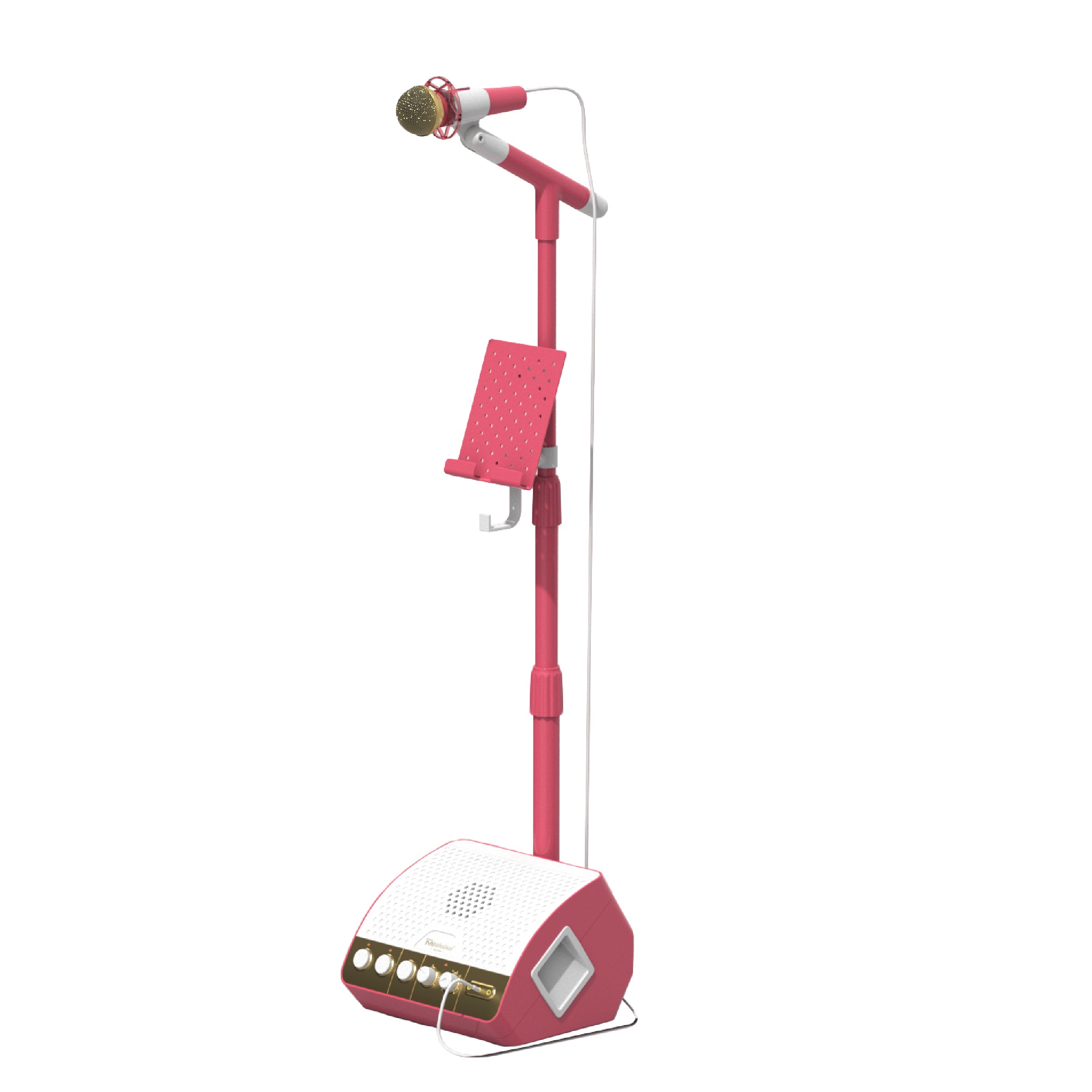  FAO Schwarz -  Stage Stars Karaoke Mic and Stand - Pink -  Music