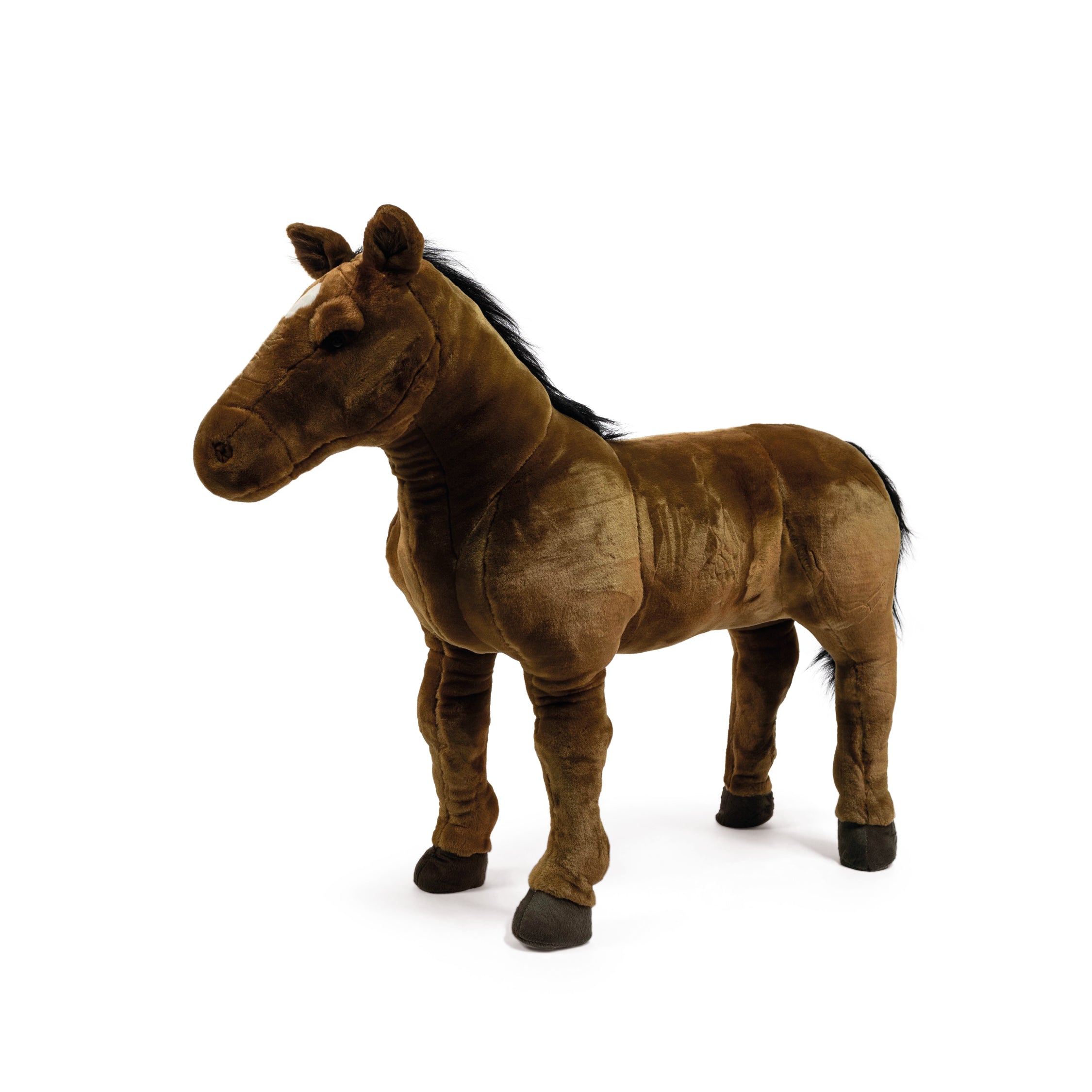  FAO Schwarz -  Standing Brown Horse Plush - 31.5" -  Plush