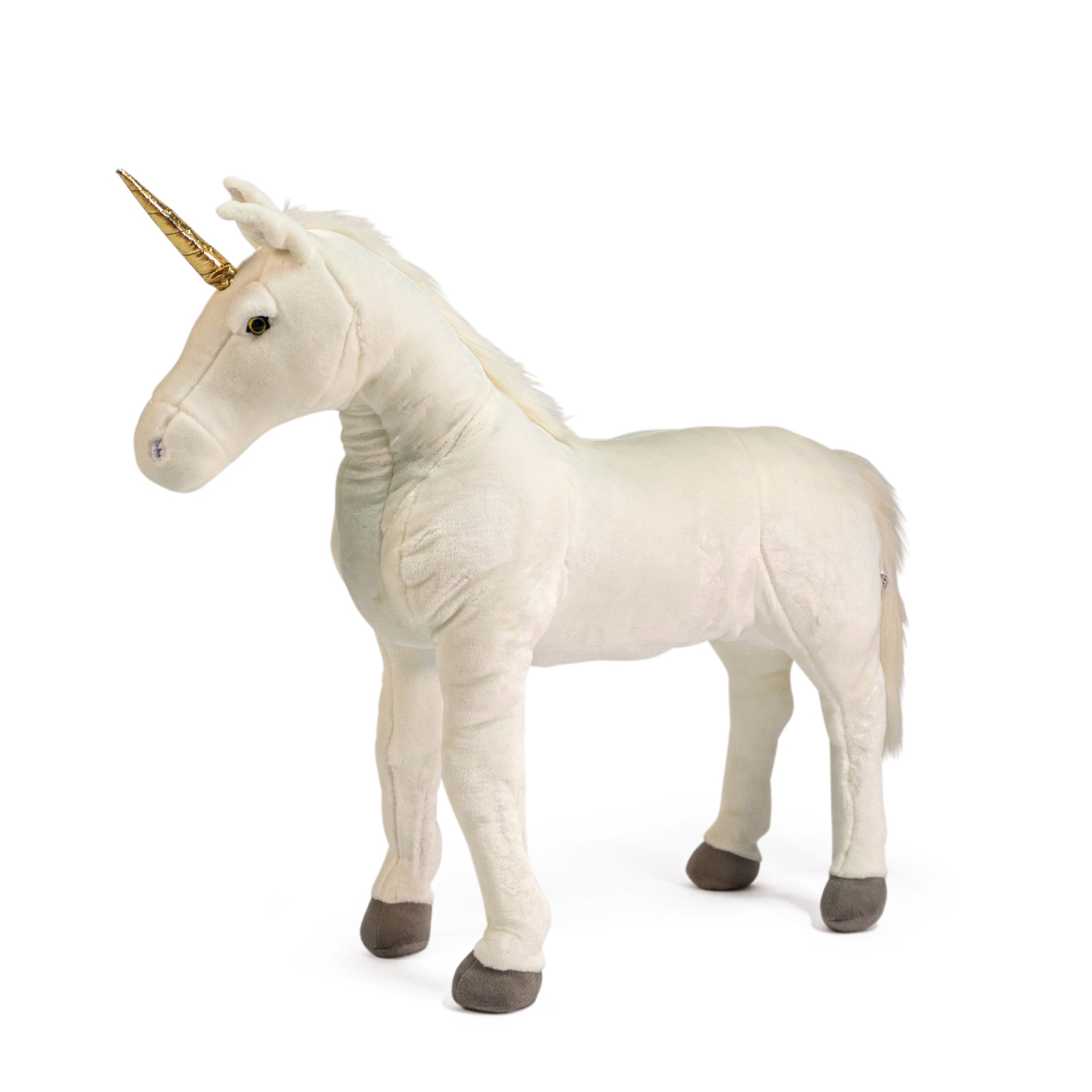  FAO Schwarz -  Standing White Unicorn Plush - 31.5" -  Plush