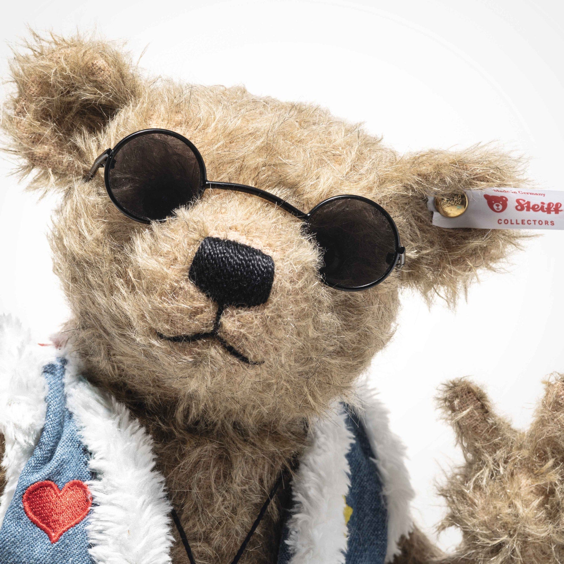  Steiff North America, Inc. -  Steiff Rocks! Woodstock Teddy Bear Limited Edition -  Plush