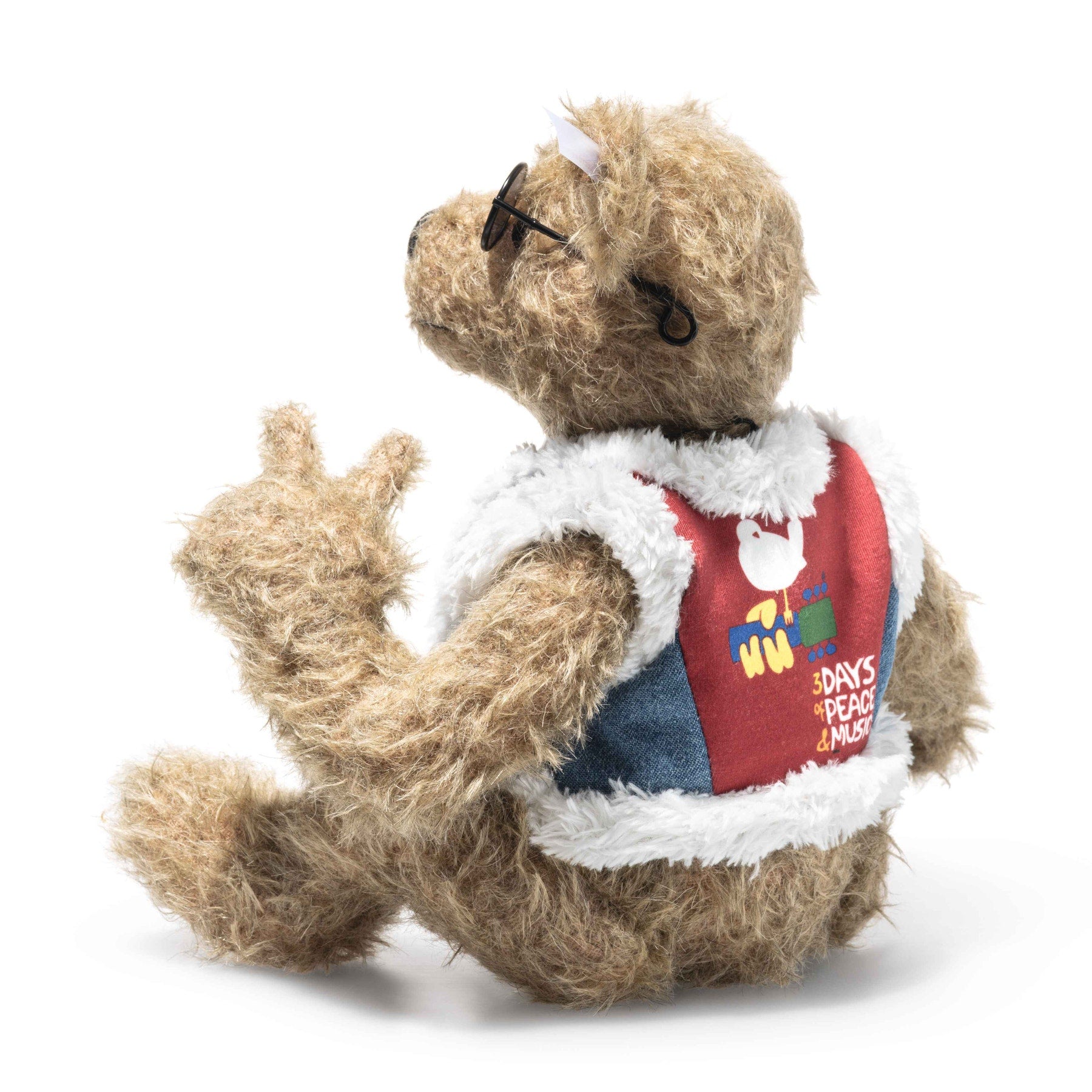  Steiff North America, Inc. -  Steiff Rocks! Woodstock Teddy Bear Limited Edition -  Plush