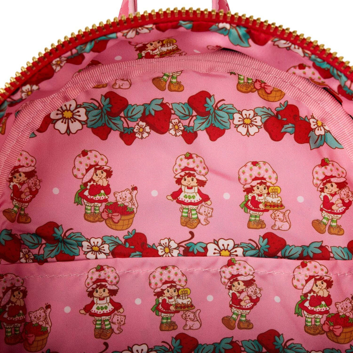  Loungefly -  Strawberry Shortcake Faux Denim Mini Backpack -  World of Funko