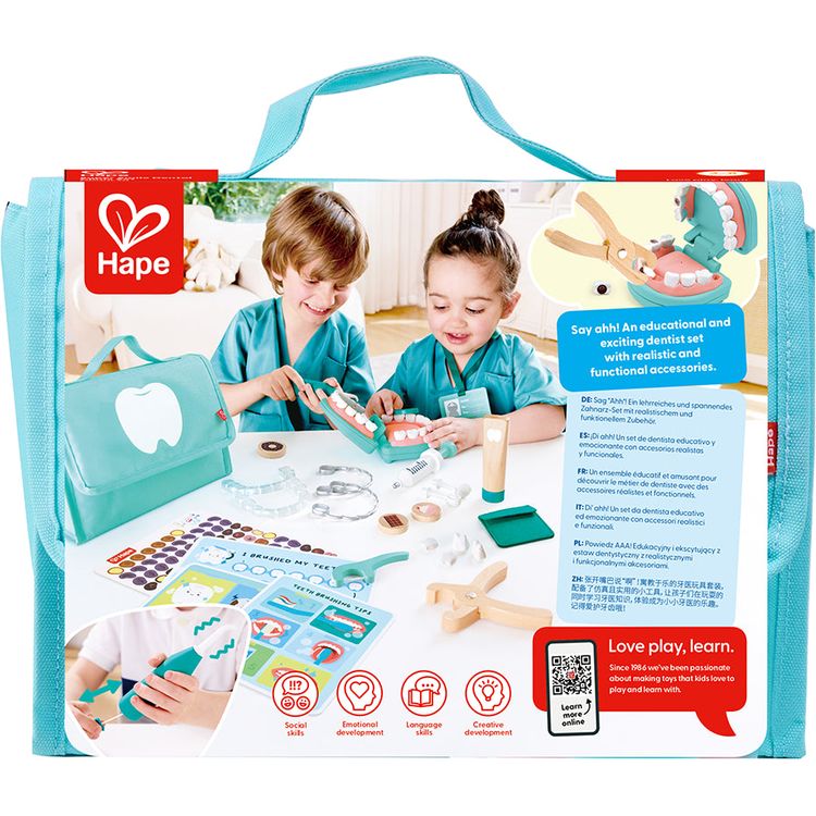  Hape -  Super Smile Dental Clinic Set -  Preschool