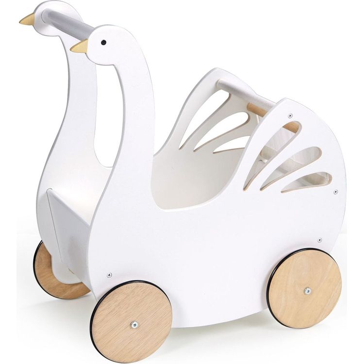  Tender Leaf Toys -  Sweet Dreams Swan Doll Pram -  Dolls