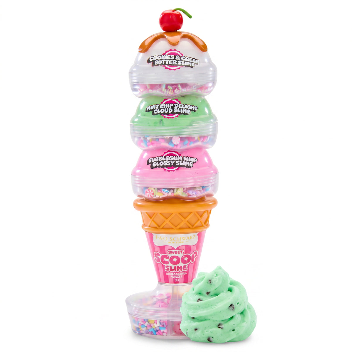 FAO Schwarz -  Sweet Scoop Slime with Caramel Drizzle -  Creativity