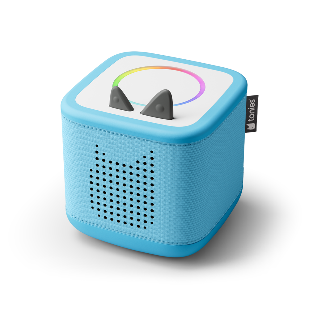 Tonies Disney Toniebox 2 Bundle with Tonieplay Game, Sleeve and 4 Tonies - Sky Blue