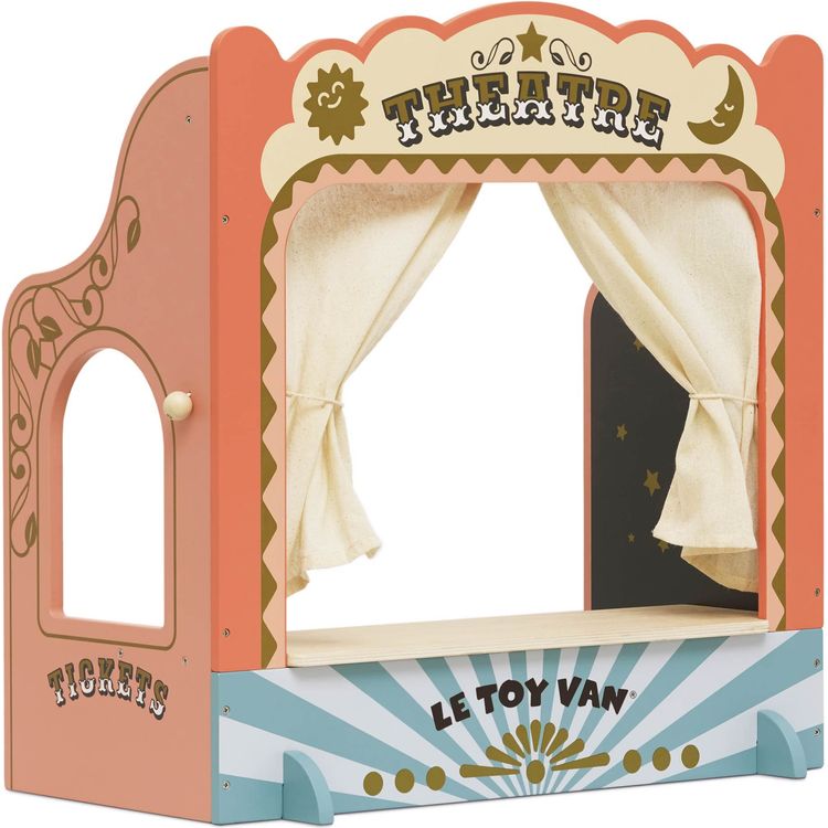  Le Toy Van -  Tabletop Puppet Wooden Theater -  Preschool