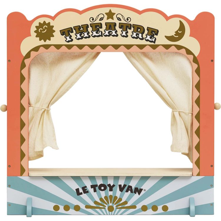  Le Toy Van -  Tabletop Puppet Wooden Theater -  Preschool