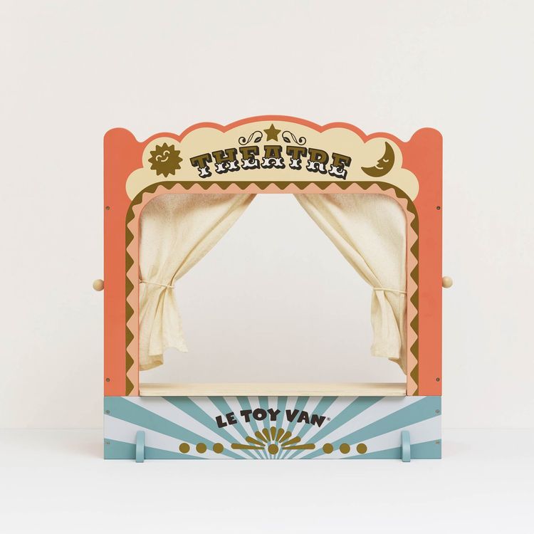 Le Toy Van -  Tabletop Puppet Wooden Theater -  Preschool