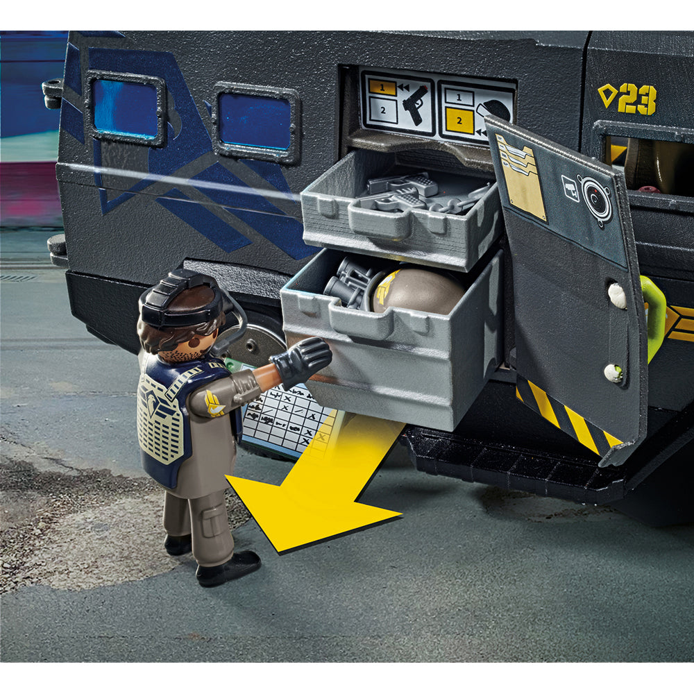  Playmobil -  Tactical Police: All-Terrain Vehicle Playset -  Preschool