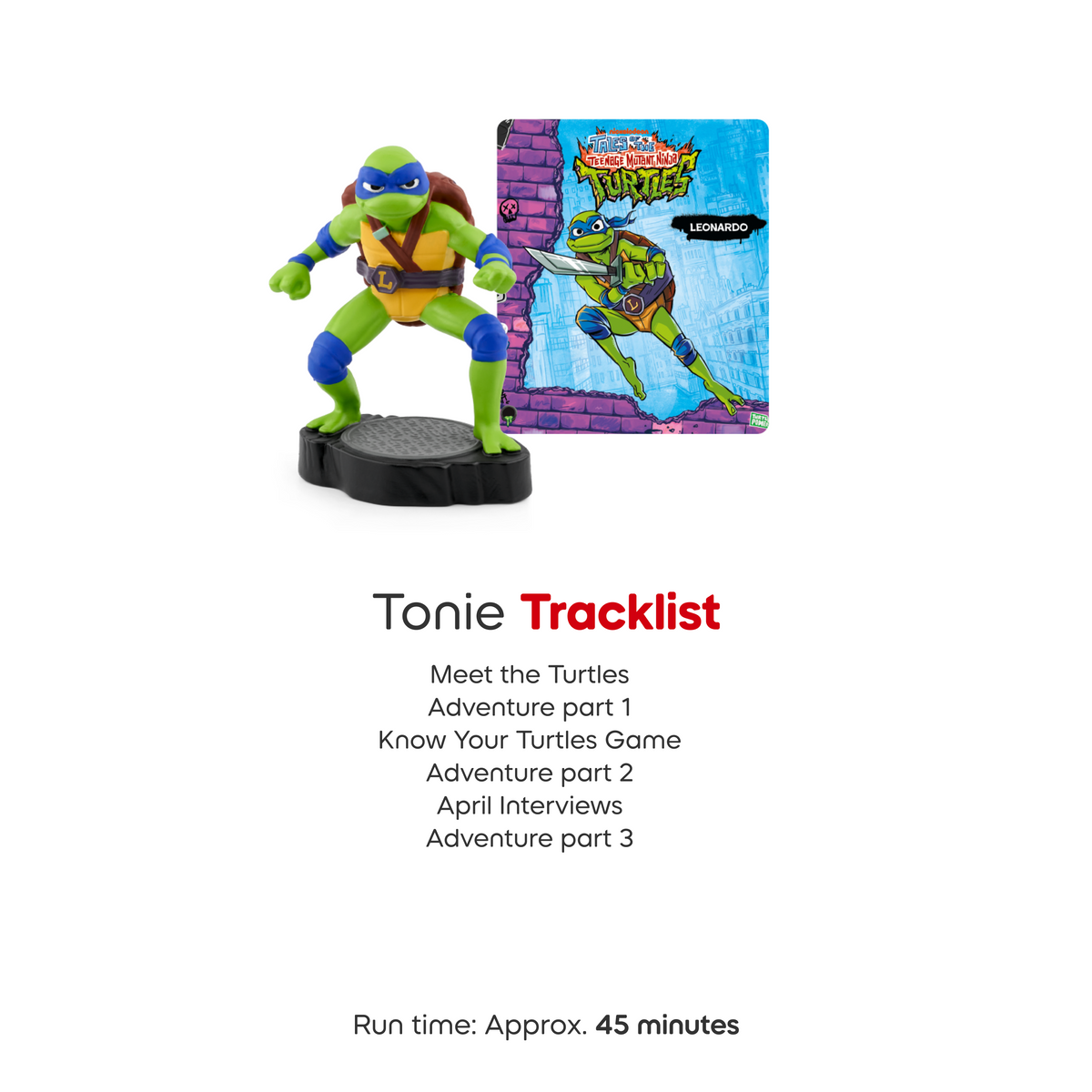 Tonies -  Tales of the Teenage Mutant Ninja Turtles: Leonardo Tonie -  Electronics