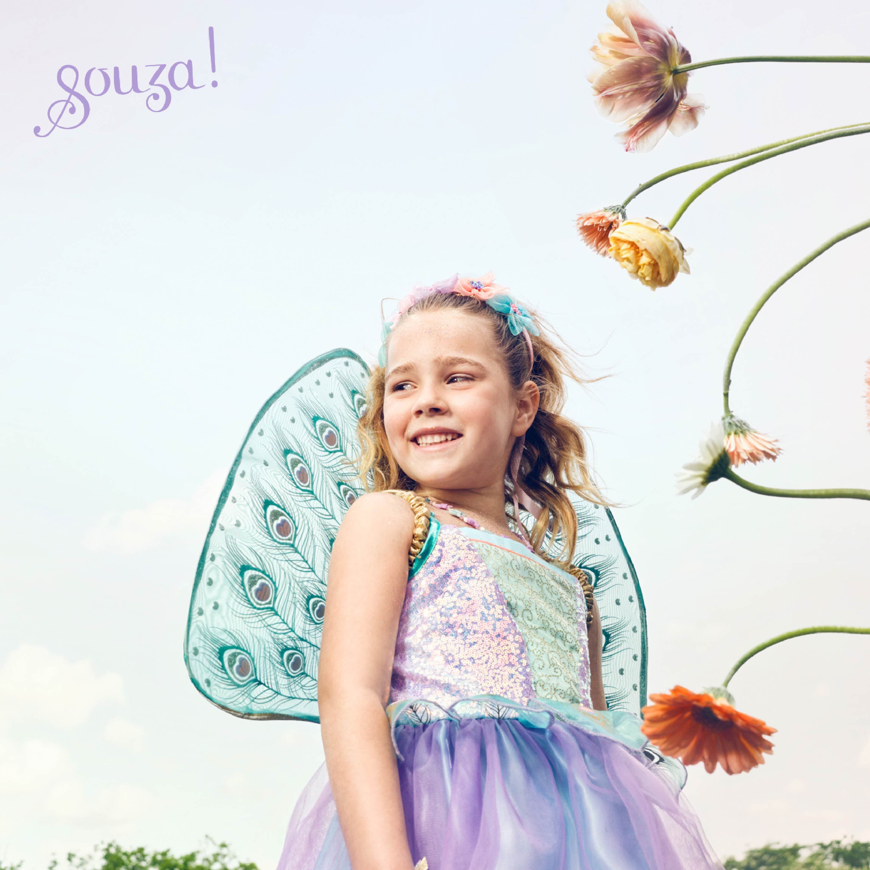 Tamara Fairy Costume Dress & Wings Set