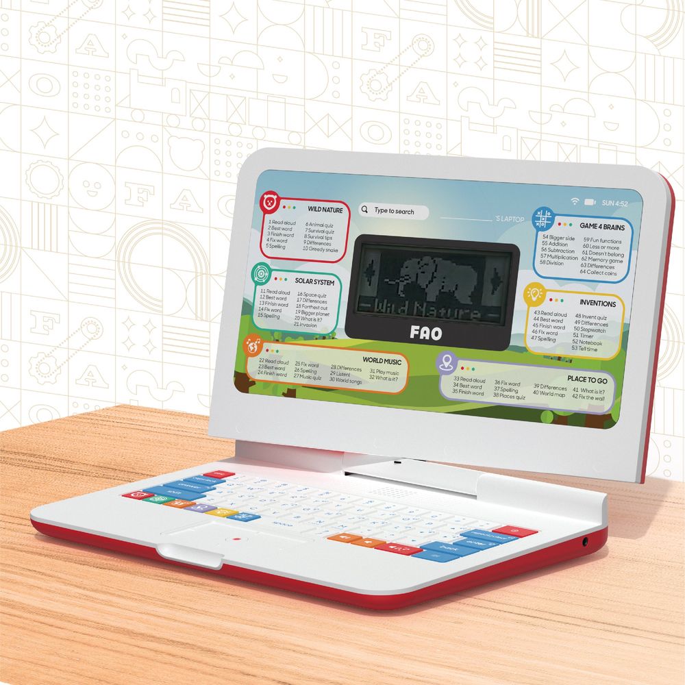  FAO Schwarz -  Teach & Talk Exploration Laptop -  STEM