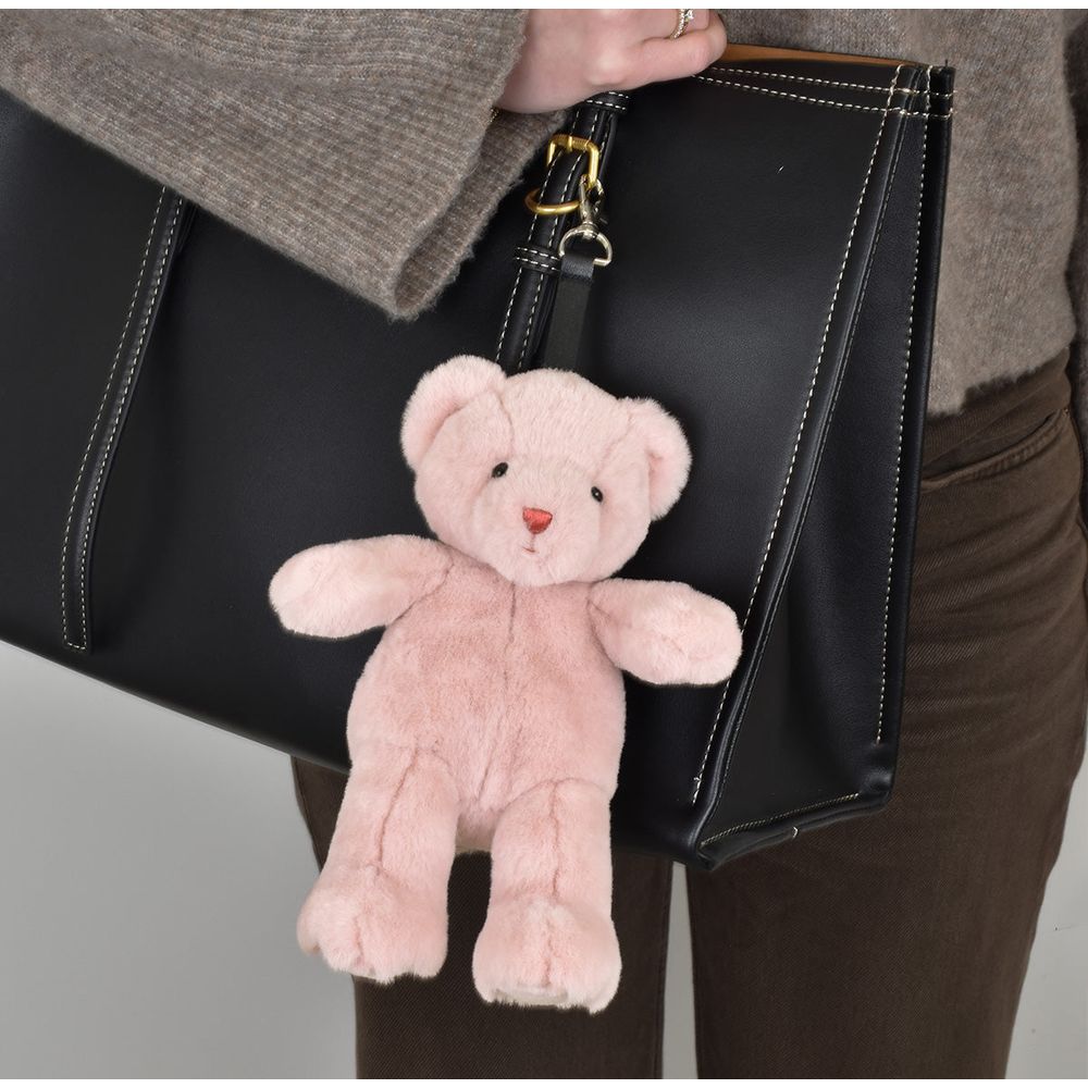 DouDou -  Teddy Bear Bag Charm - Rose -  Plush