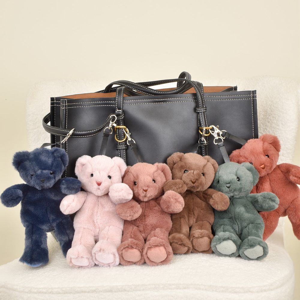 DouDou -  Teddy Bear Bag Charm - Rose -  Plush