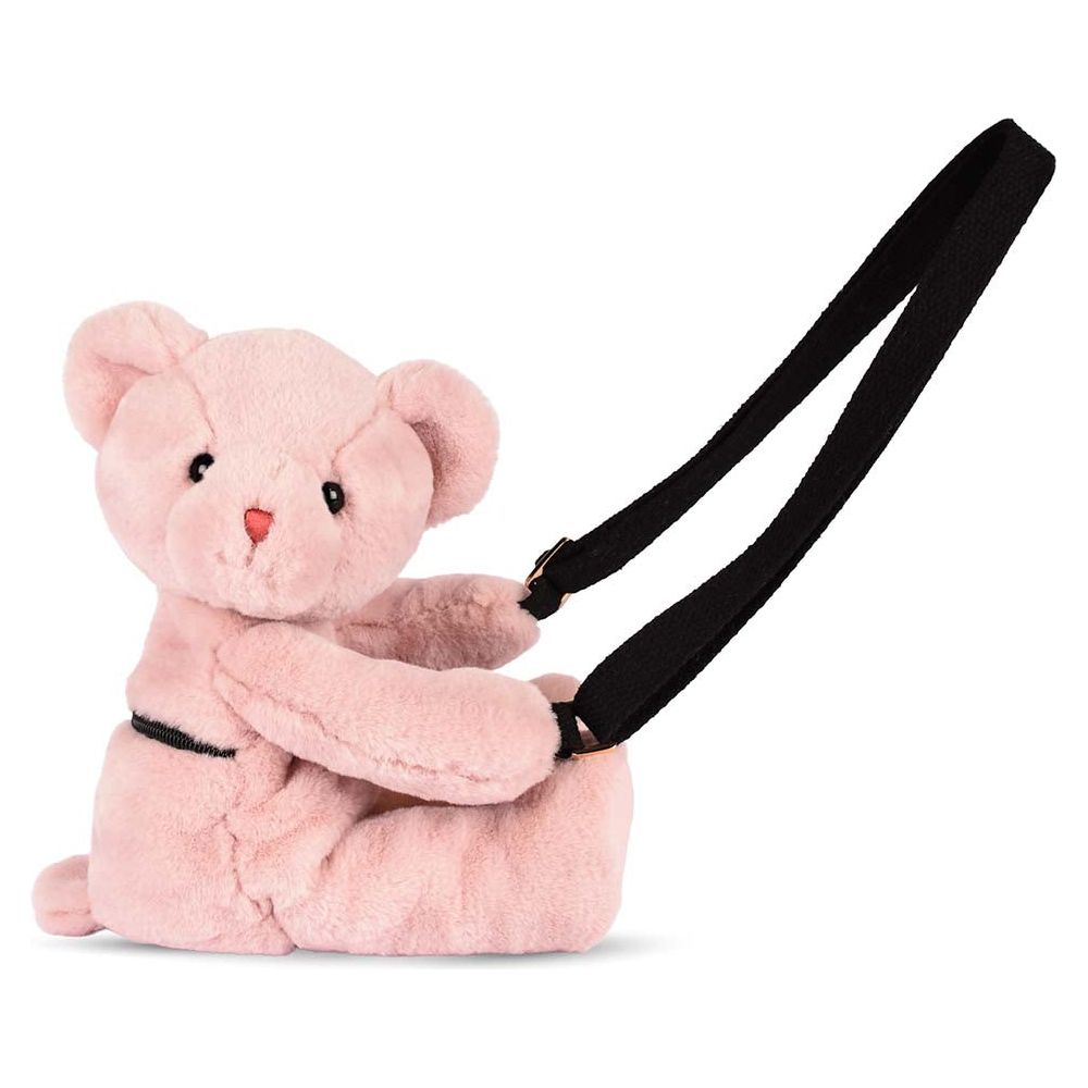 DouDou -  Teddy Bear Plush Backpack - Rose -  Plush