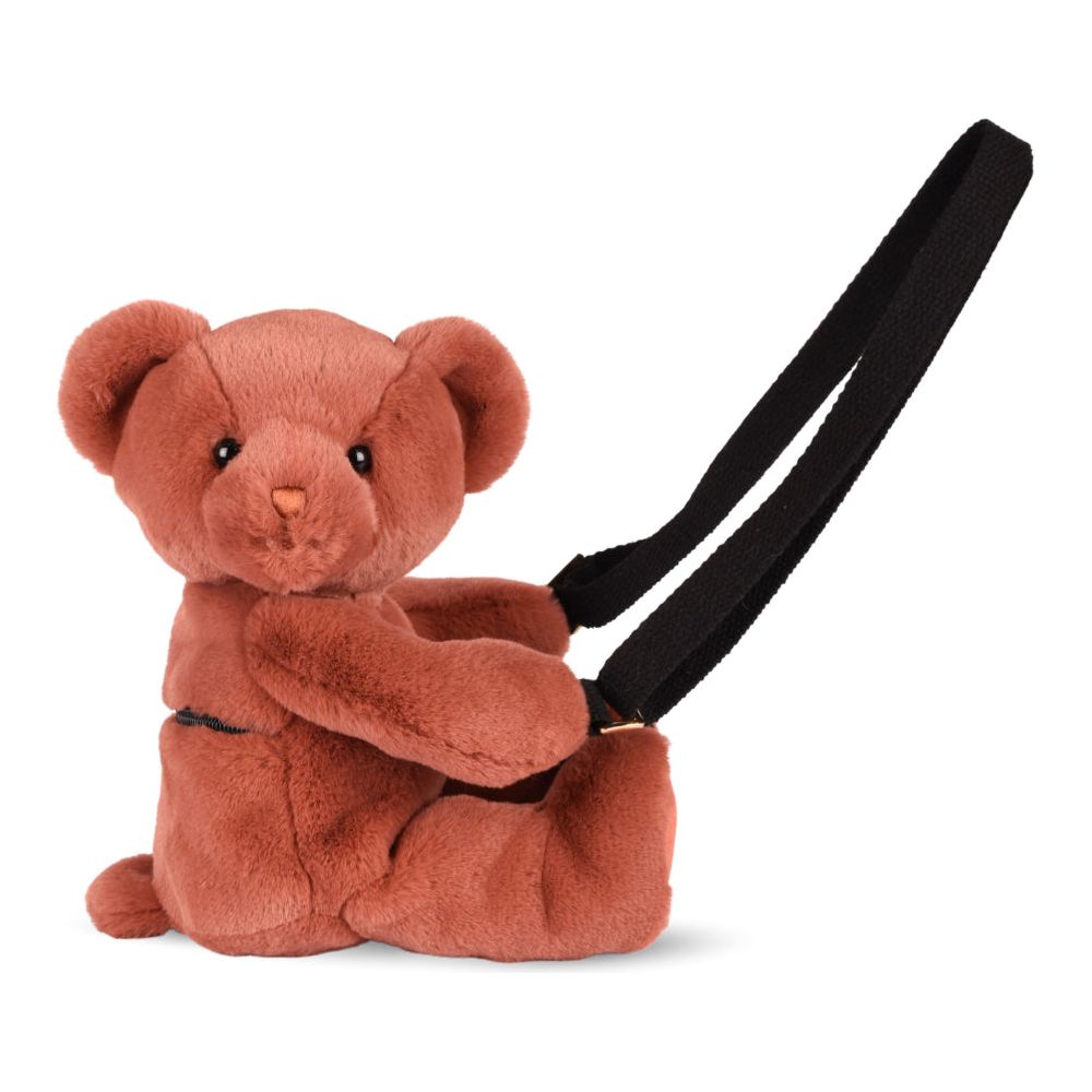 DouDou -  Teddy Bear Plush Backpack - Terracotta -  Plush
