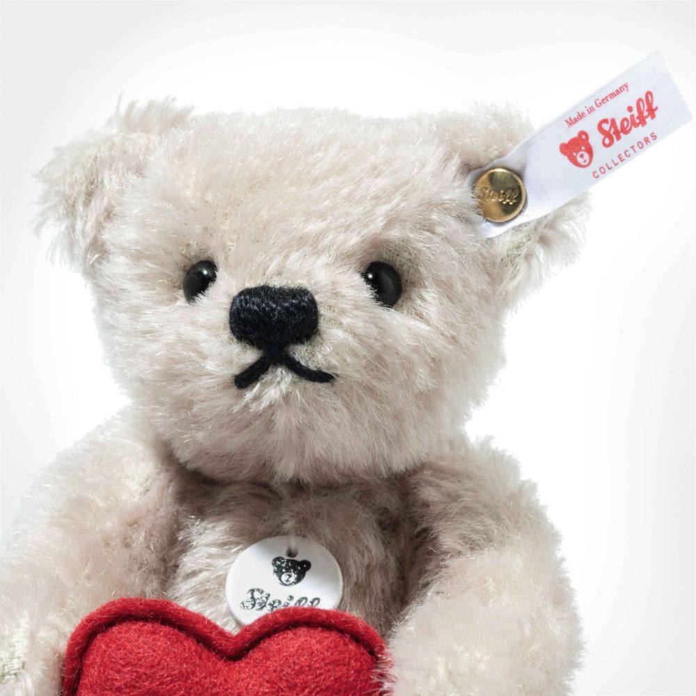  Steiff North America, Inc. -  Teddy Bear Plush with Heart Limited Edition -  Plush
