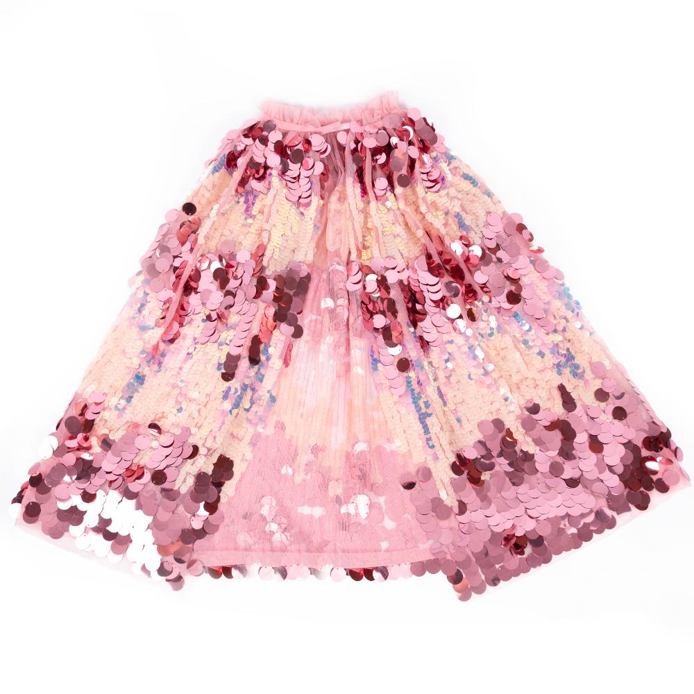  Great Pretenders -  The 5th Avenue Pink Pailette Cape - Size 4-6 Years -  Dress up