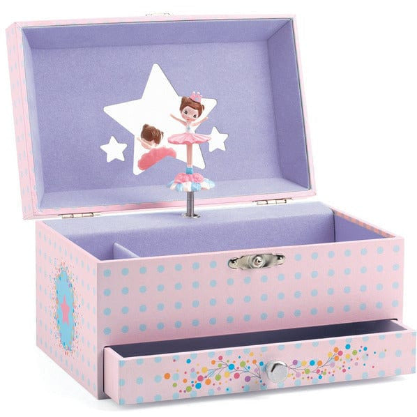 Djeco -  The Ballerina's Tune Musical Jewelry Box -  Trend Accessories