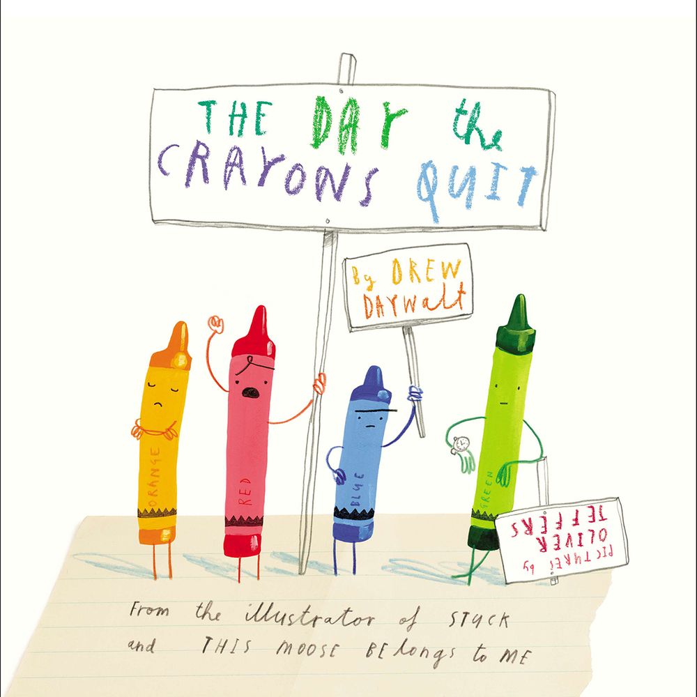  Random House -  The Day The Crayons Quit Book -  Books