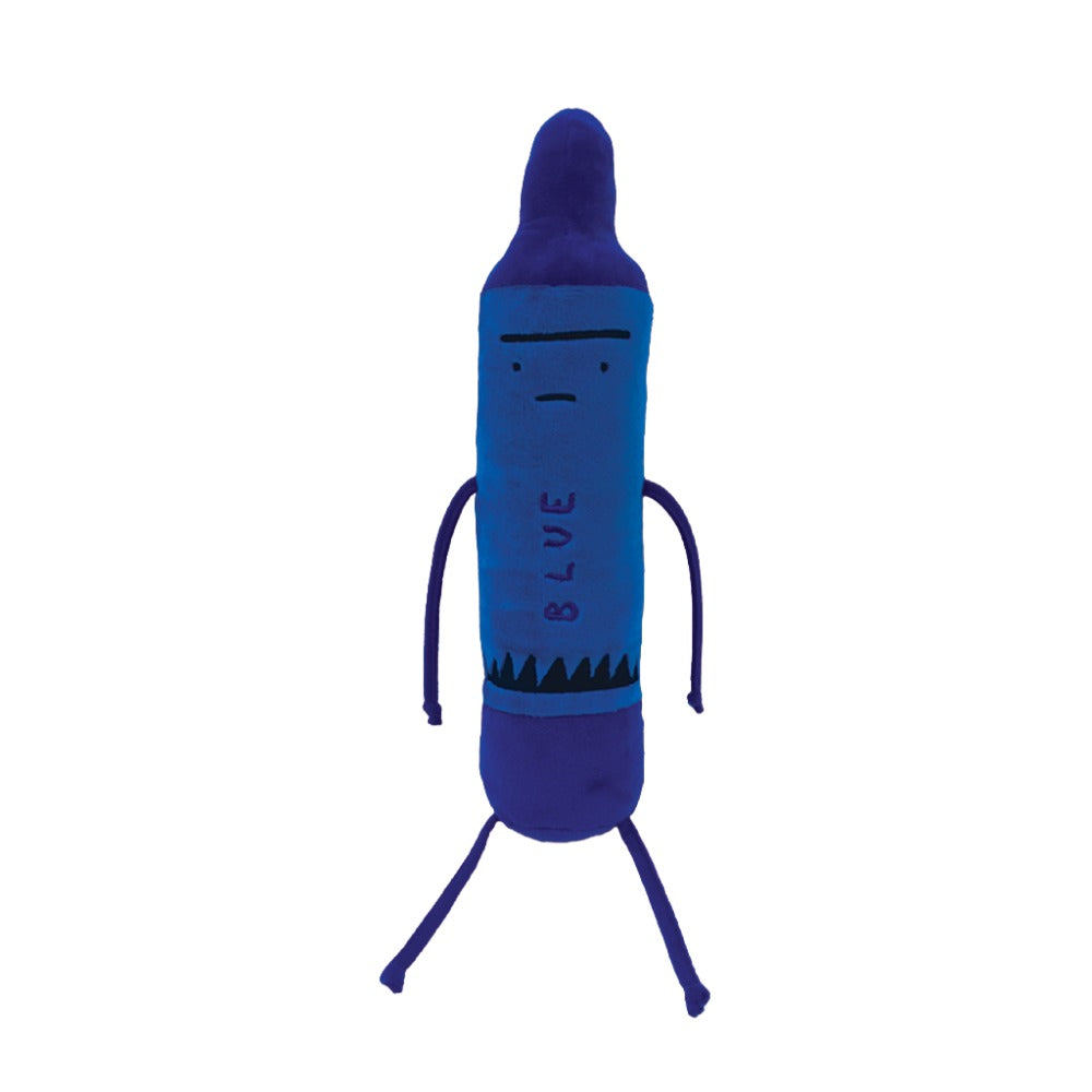  MerryMakers -  The Day the Crayons Quit Plush - Blue -  Plush