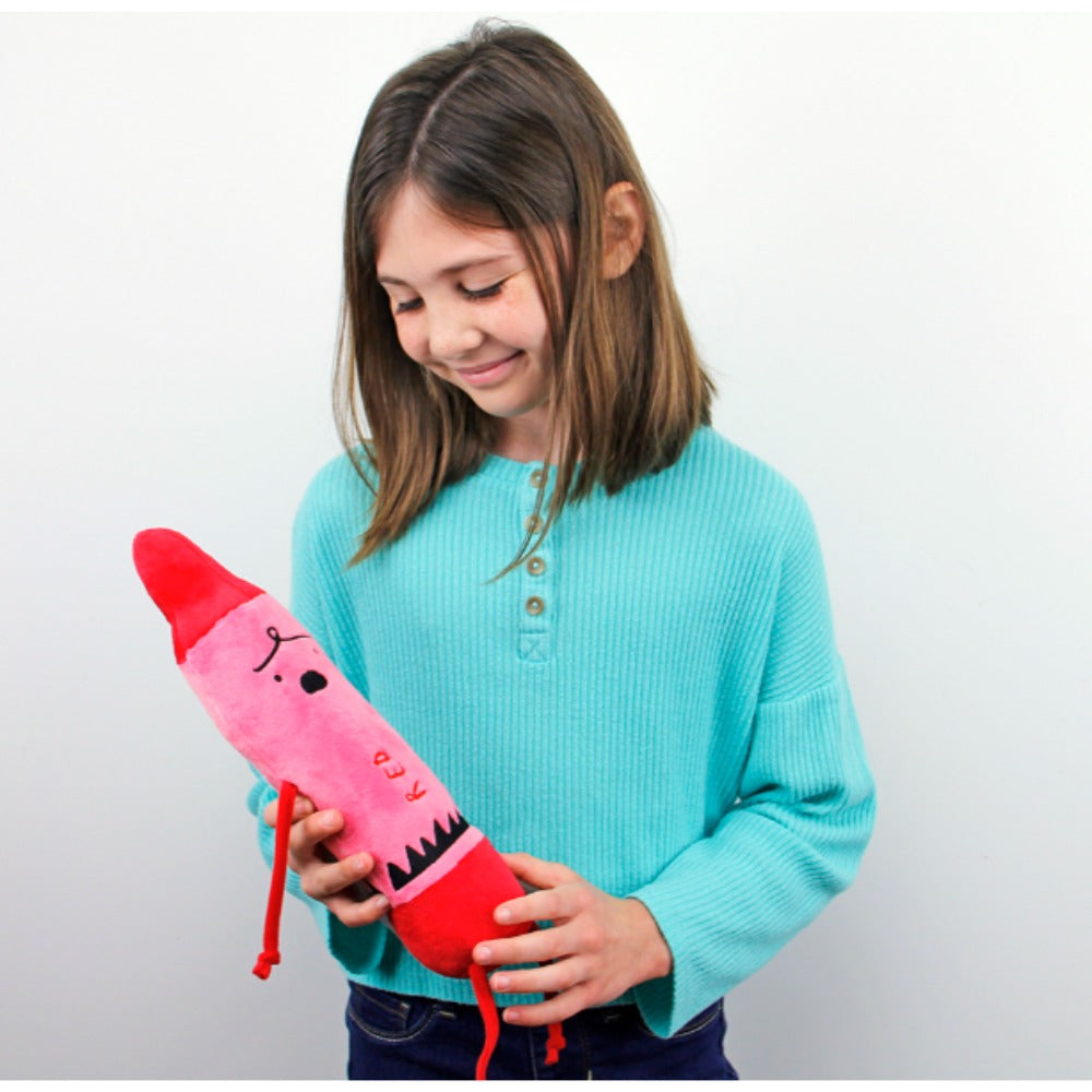  MerryMakers -  The Day the Crayons Quit Plush - Red -  Plush