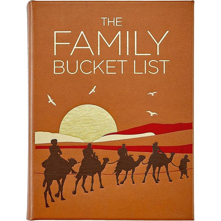  Graphic Image -  The Family Bucket List Book Leather Edition -  Books