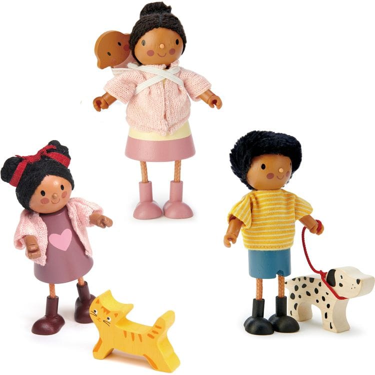  Tender Leaf Toys -  The Forrester Family Wooden Dolls -  Preschool