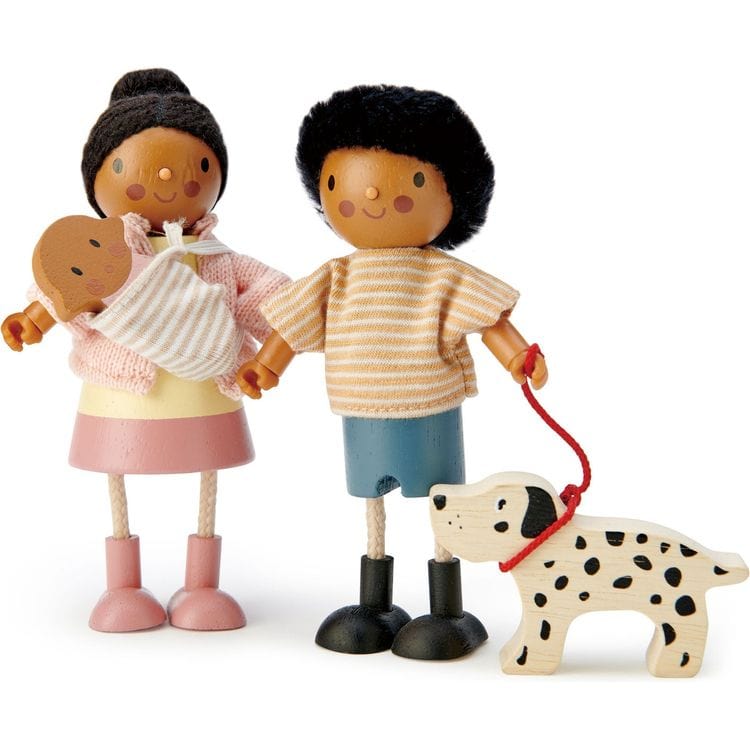  Tender Leaf Toys -  The Forrester Family Wooden Dolls -  Preschool