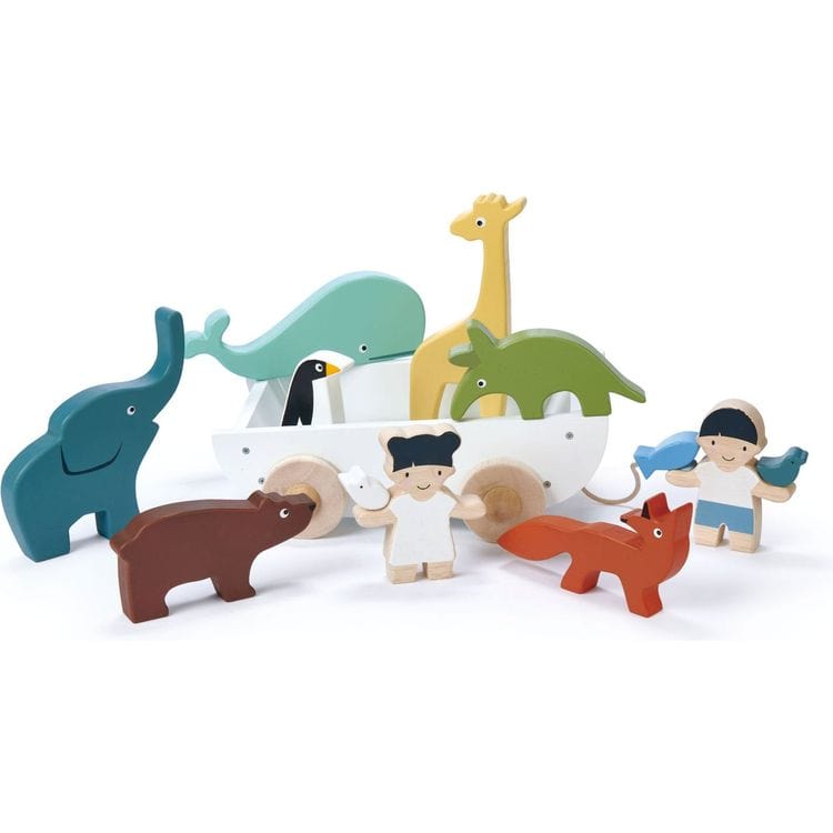  Tender Leaf Toys -  The Friend Ship Wooden Playset -  Preschool