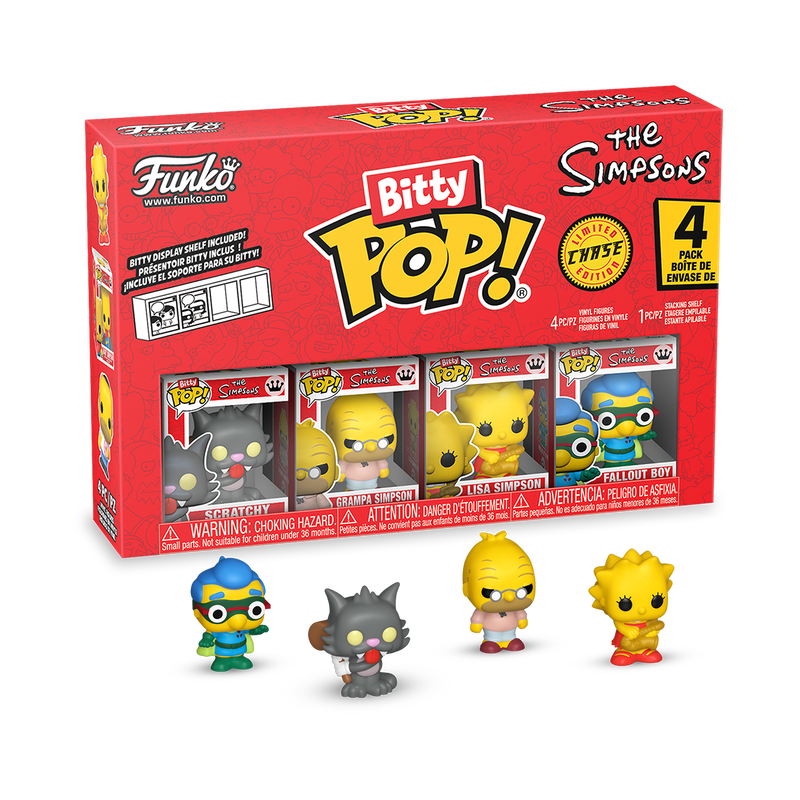  Funko -  The Simpsons Bitty Pop! The Simpsons 4-Pack Series 4 -  World of Funko