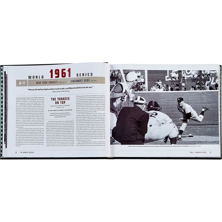  Graphic Image -  The World Series Book in Green Bonded Leather -  Books