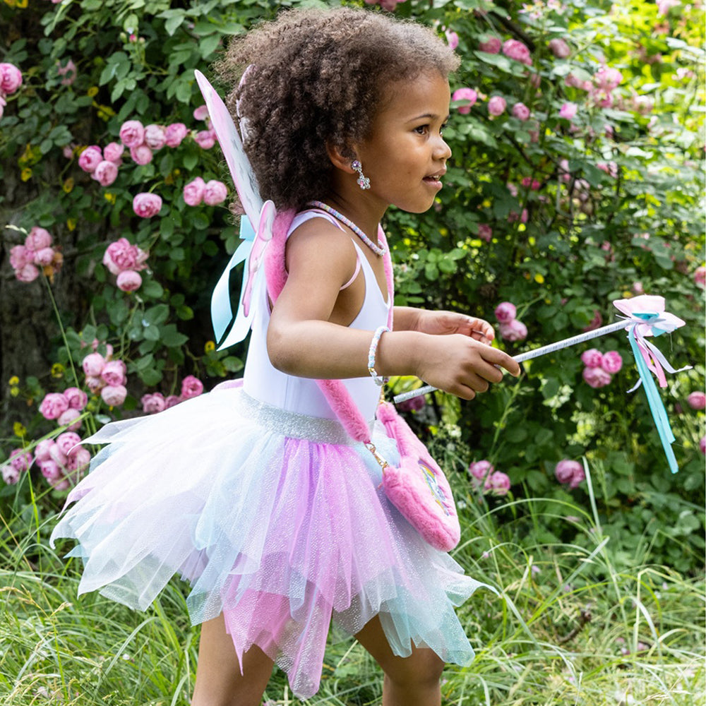 Great Pretenders -  Think Mint Pink Skirt, Wings, & Wand - Size 4-6 Years -  Dress up